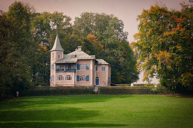 vila podobná zámku
